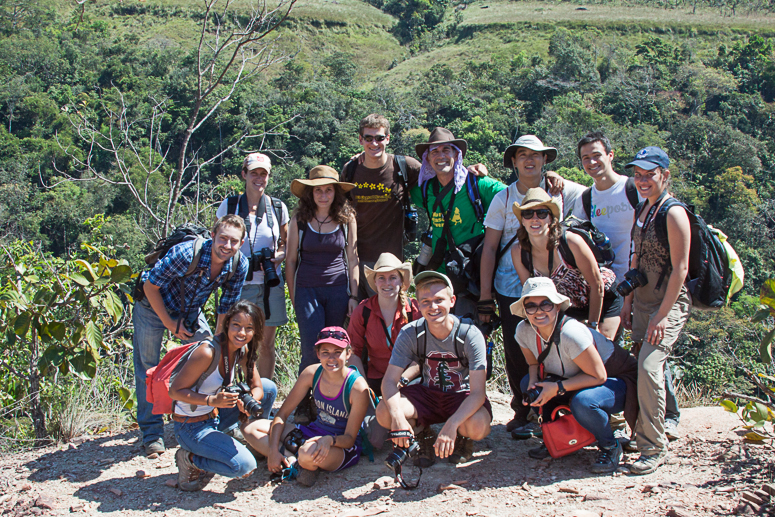 the group in chapada